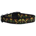 Unconditional Love Green Camo Nylon Ribbon Dog Collars Large UN742444